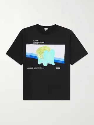 Chia Elephant Printed Cotton-Jersey T-Shirt