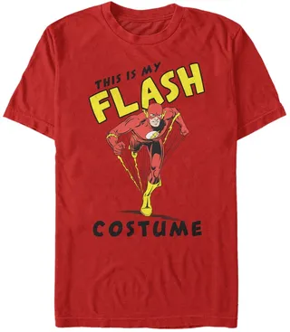 Fifth Sun Dc Men's This Is My Flash Costume Short Sleeve T-Shirt