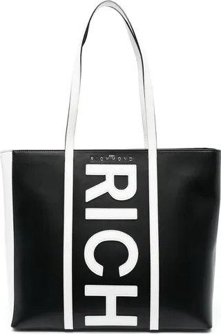 Logo-Lettering Shoulder Bag
