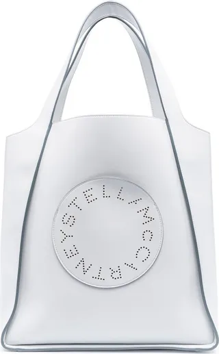 Stella perforated-logo tote bag