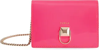 Circle Tri-Fold Chain Strap Crossbody