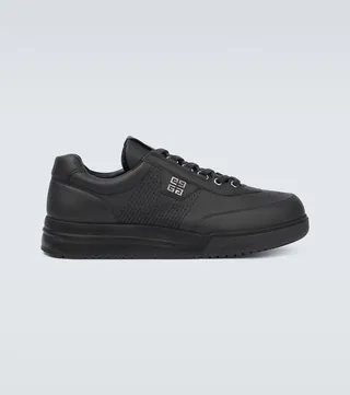 4G leather sneakers