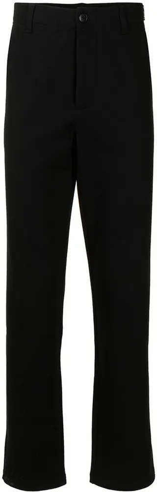 Straight-Leg Elastic Waist Trousers