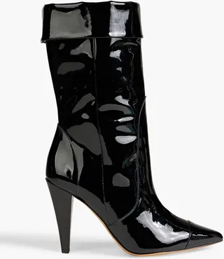 Ully patent-leather ankle boots