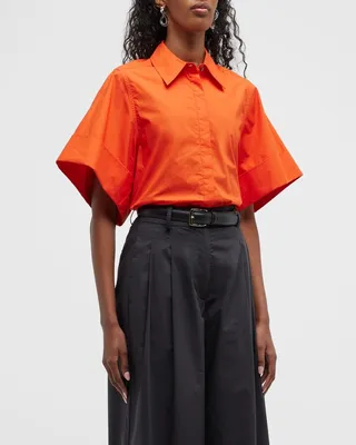 Short-Sleeve Button-Down Shirt