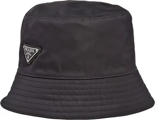 Prada Logo Plaque Bucket Hat