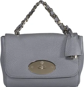 Mulberry Lily Twist-Lock Foldover Tote Bag