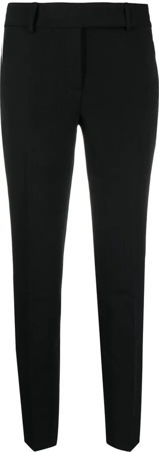 Slim-Cut Cropped Trousers
