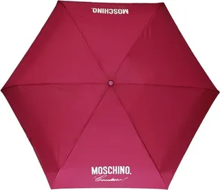 Moschino Logo-Printed Compact Umbrella