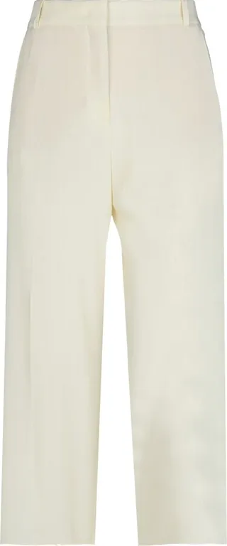 Cropped Pants Light Yellow