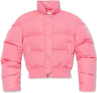 Alexander McQueen Logo Embroidered Puffer Jacket