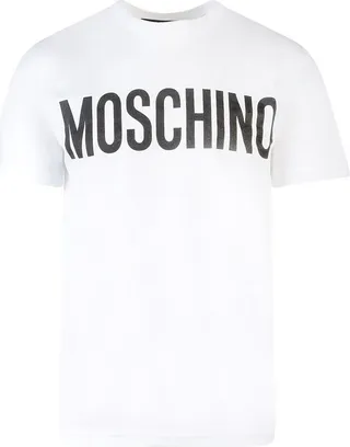 Moschino Logo Printed Crewneck T-Shirt