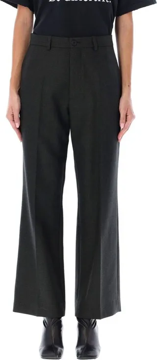 Balenciaga Mid-Waisted Cropped Trousers