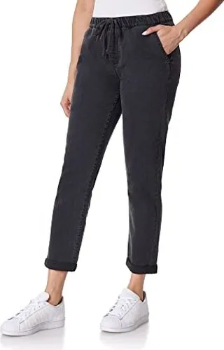 WallFlower Women's Tomboy Jogger Denim Mid-Rise Insta Stretch Juniors Jeans