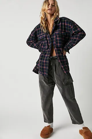 Izzie Cargo Shirt by We The Free at Free People