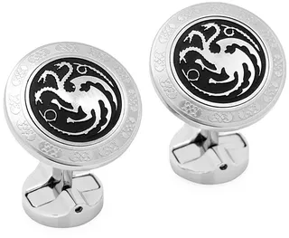 Game Of Thrones House Targaryen Stainless Steel Cufflinks