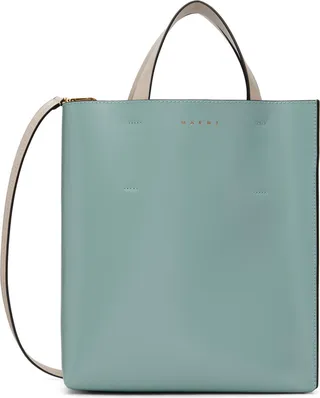 Marni Blue & Orange Small Museo Tote
