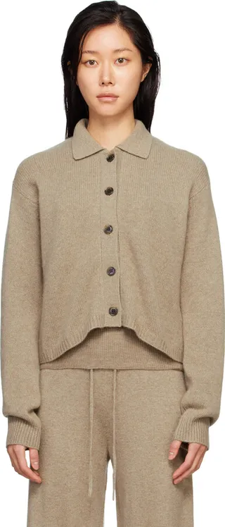 LISA YANG Beige Lenny Cardigan