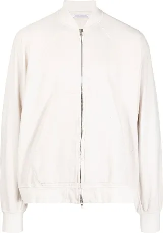 Ribbed Cotton Bomber Jacket