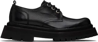 AMI Alexandre Mattiussi Black Calfskin Derbys
