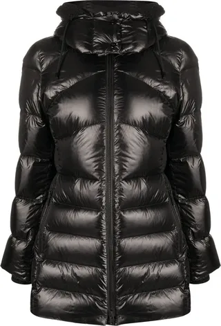 Padded Zip-Up Hooded Coat