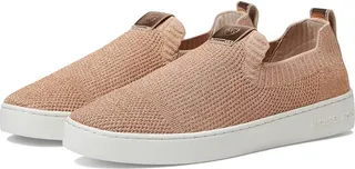 MICHAEL Michael Kors Juno Knit Slip-On (Rose Gold) Women's Shoes
