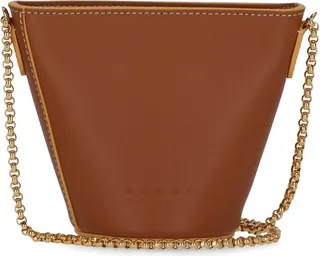 Marni Logo Debossed Crossbody Bag