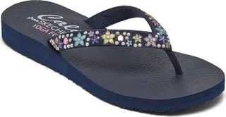 Skechers Women's Cali Meditation - Dancing Daisy Flip-Flop Thong Athletic Sandals from Finish Line