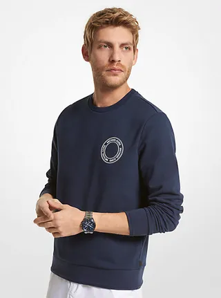 Logo Print French Terry Blend Sweatshirt