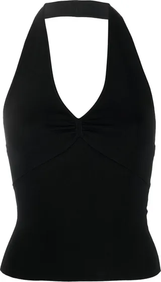 Plunge Halterneck Top