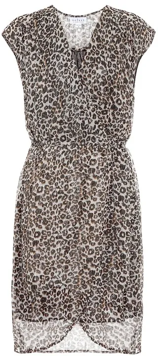Regan leopard-print minidress