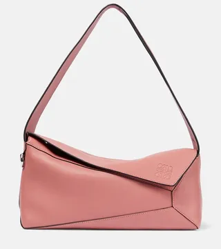 Puzzle Small leather shoulder bag