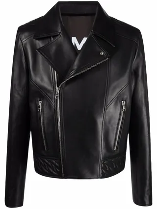 Double-Breasted Biker Jacket