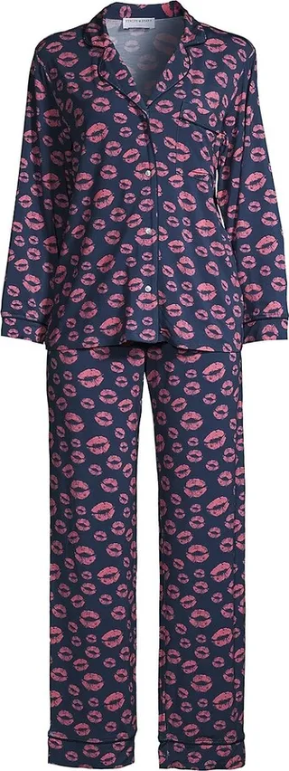 Kiss Two-Piece Pajama Set