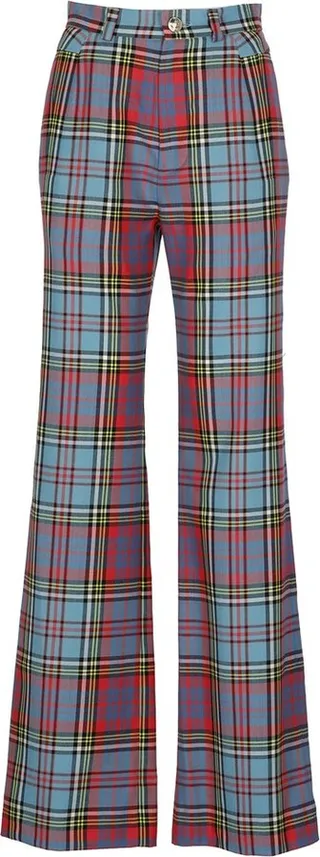 Vivienne Westwood Checked Straight-Leg Trousers