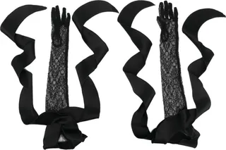 DAVID KOMA- Ruffle Lace Gloves
