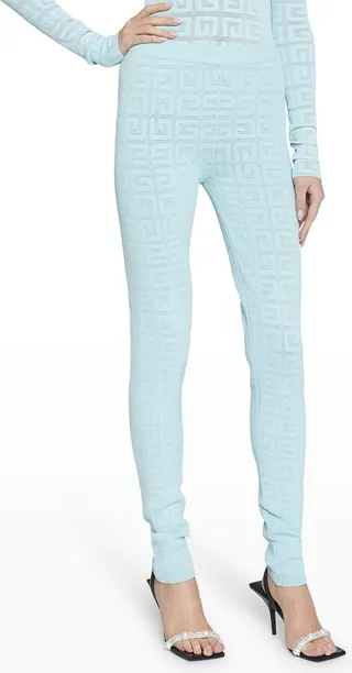 4G Pointelle Knit Leggings
