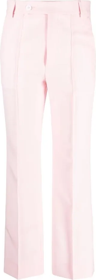 High-Waist Cropped Trousers