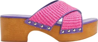 Mules & Clogs Fuchsia