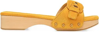 Davina Leather Clog Slides