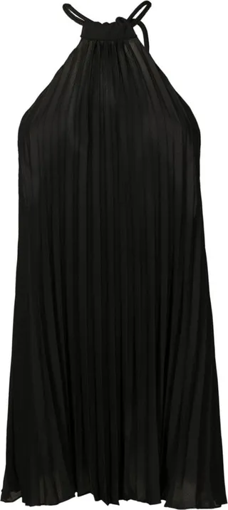 Pleated Halterneck-Tie Top