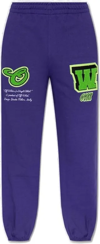 Off-White Graphic Logo Patch Sweatpants