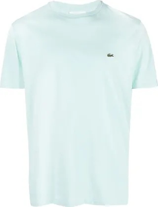logo-embroidered cotton T-shirt