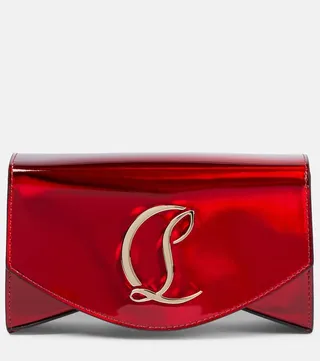 Loubi54 patent leather shoulder bag