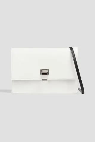 Lunch faux leather shoulder bag
