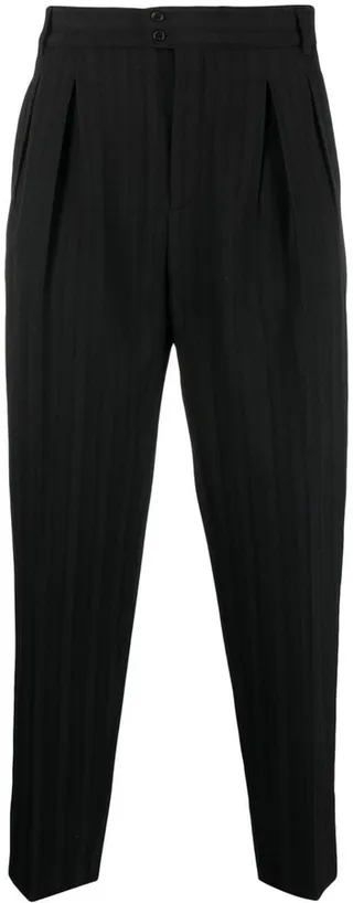 Striped Tapered Trousers