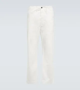 Slim cotton pants