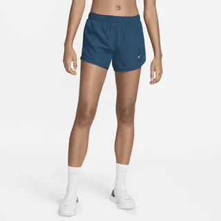 Nike Women's Tempo Brief-Lined Running Shorts in Blue