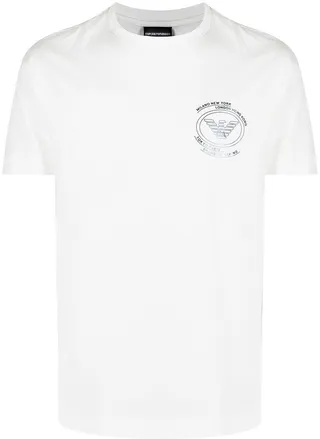 logo-print crewneck T-shirt
