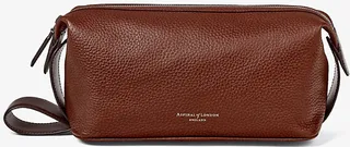 Reporter Textured-leather Wash bag